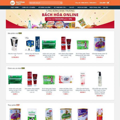 Web tạp hóa