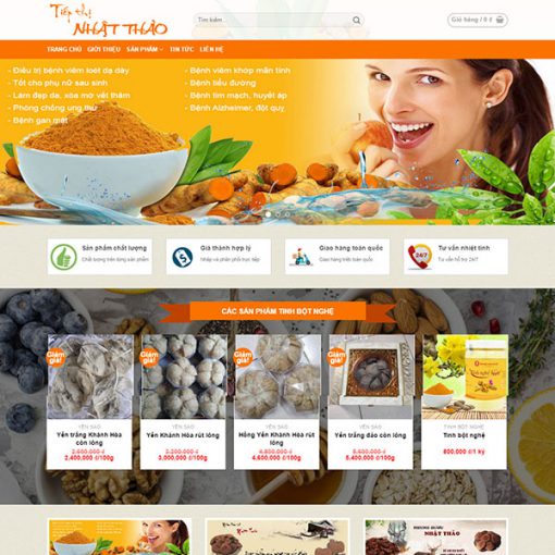 Web bán yến sào