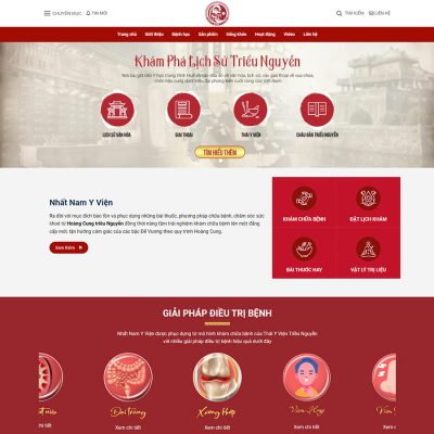 Theme wordpress phòng khám đông y