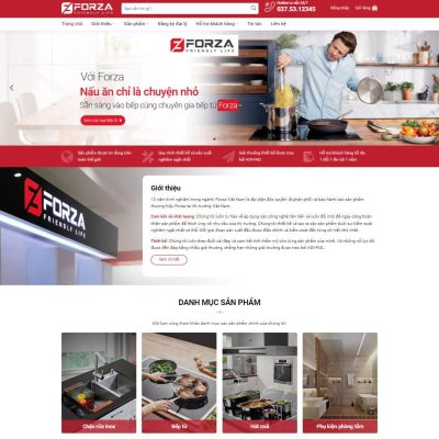 Theme wordpress bán bếp từ 03 - bếp điện - thiết bị bếp