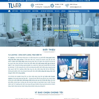 Theme wordpress bán đèn led