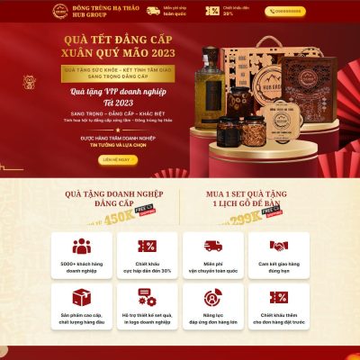 Theme wordpress bán đông trùng hạ thảo