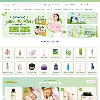 Theme wordpress mỹ phẩm 20