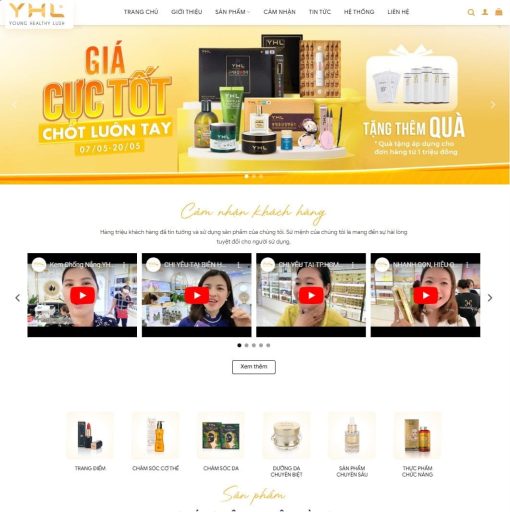 Theme wordpress mỹ phẩm 24