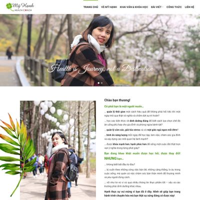 Theme wordpress giới thiệu profile cá nhân