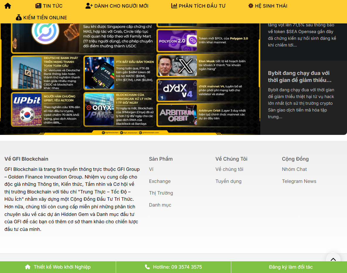 Các tính năng của Theme WordPress Crypto News