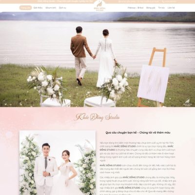 Theme wordpress studio ảnh cưới 04