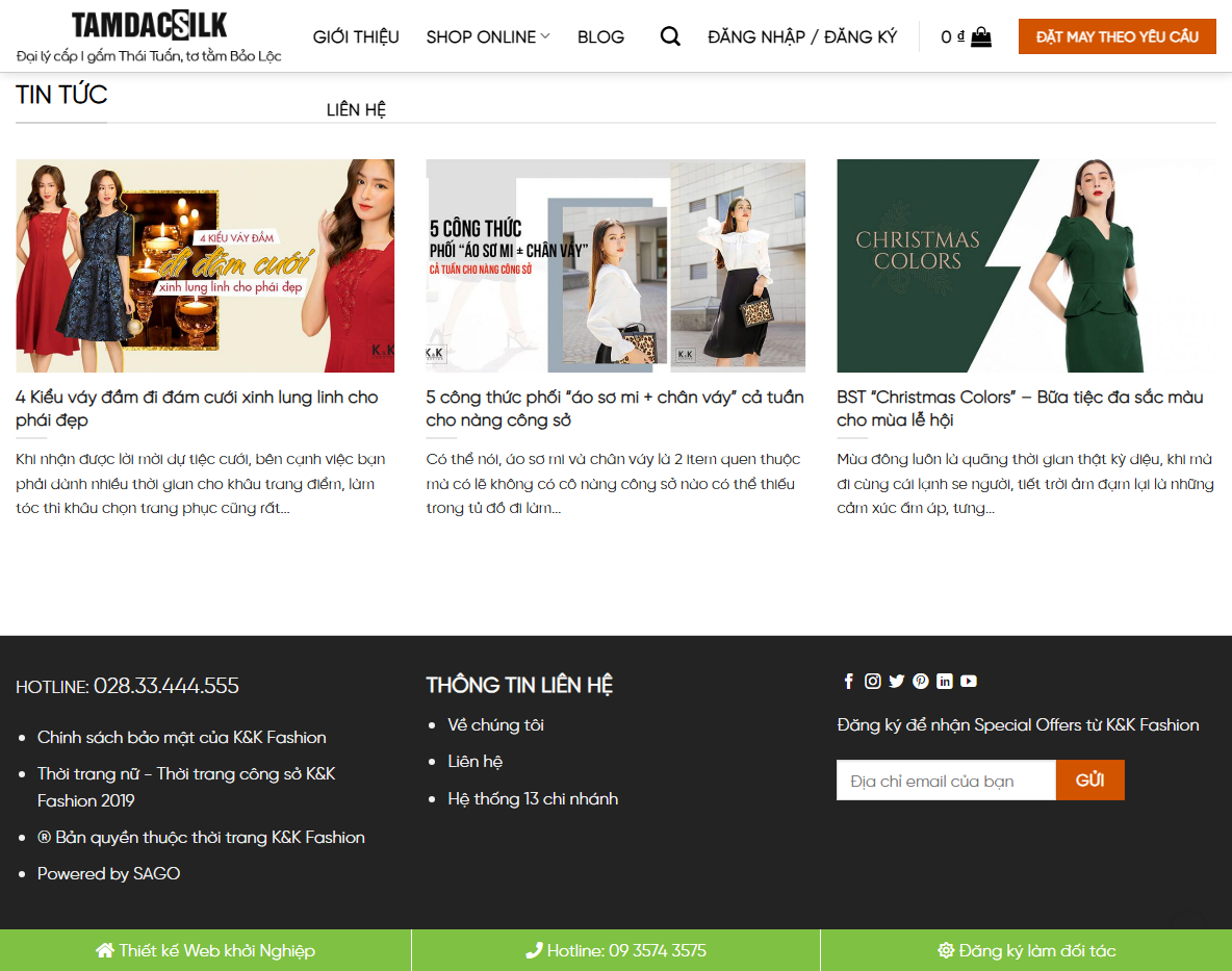 Giao diện quản trị Theme WordPress áo dài