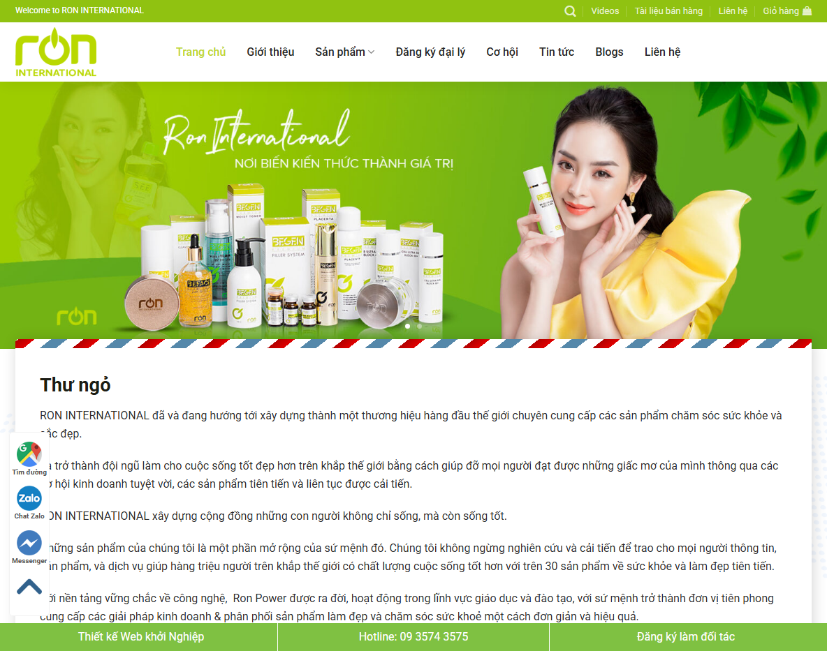 Giao diện Theme WordPress bán dược phẩm và mỹ phẩm 04