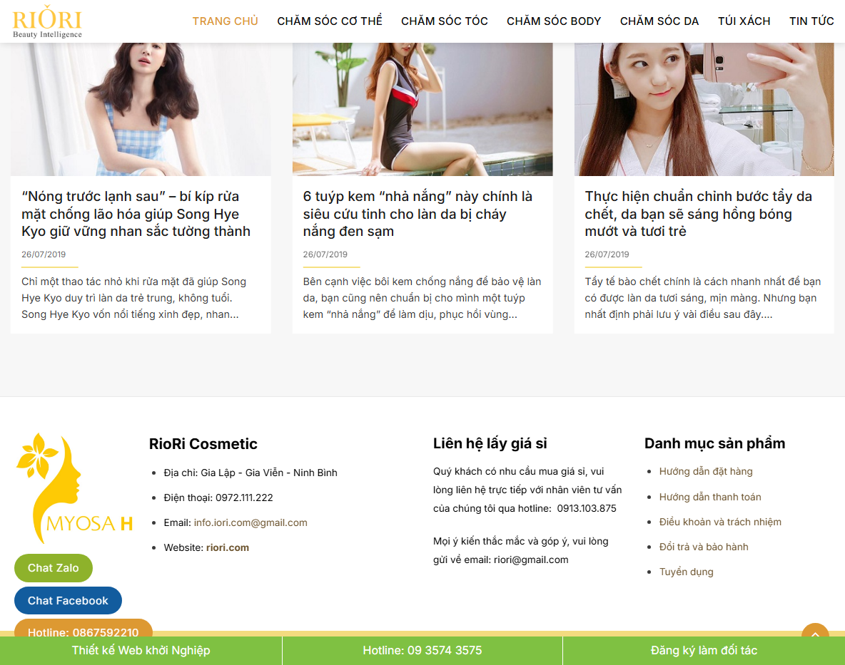 Giao diện quản trị Theme WordPress bán mỹ phẩm 16