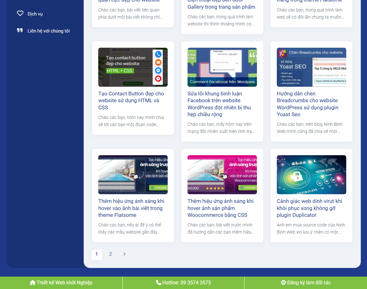 Tính năng quản lý bán hàng của Theme