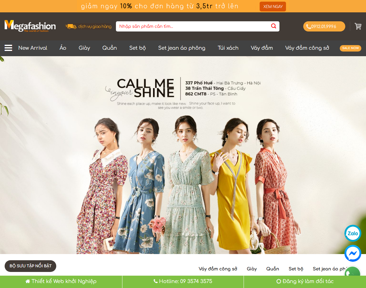 Theme WordPress bán quần áo thời trang giao diện đẹp