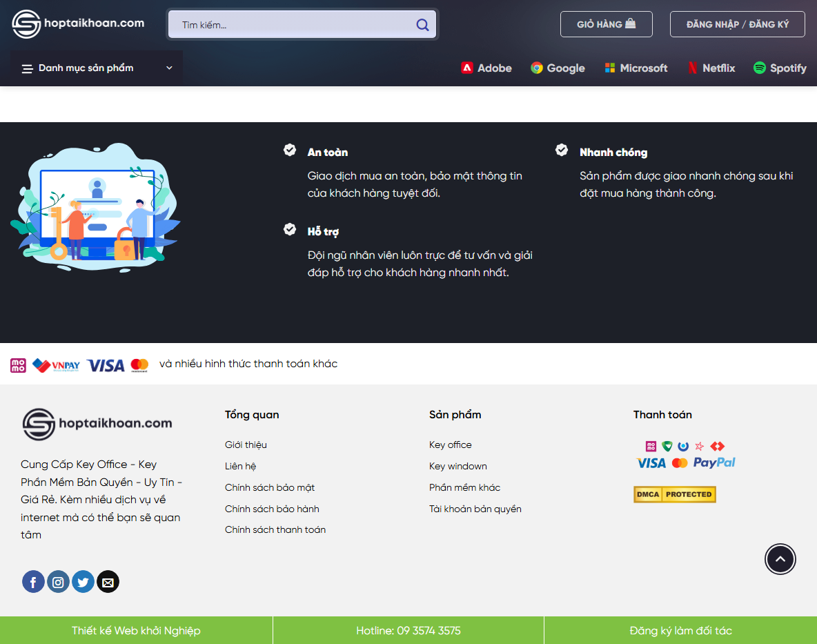 Tính năng quản lý của theme wordpress