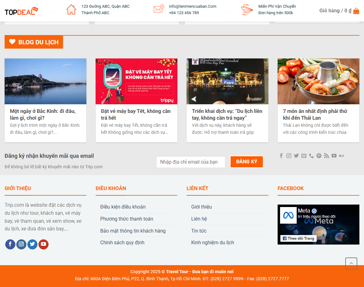 Tính năng quản lý theme wordpress bán voucher