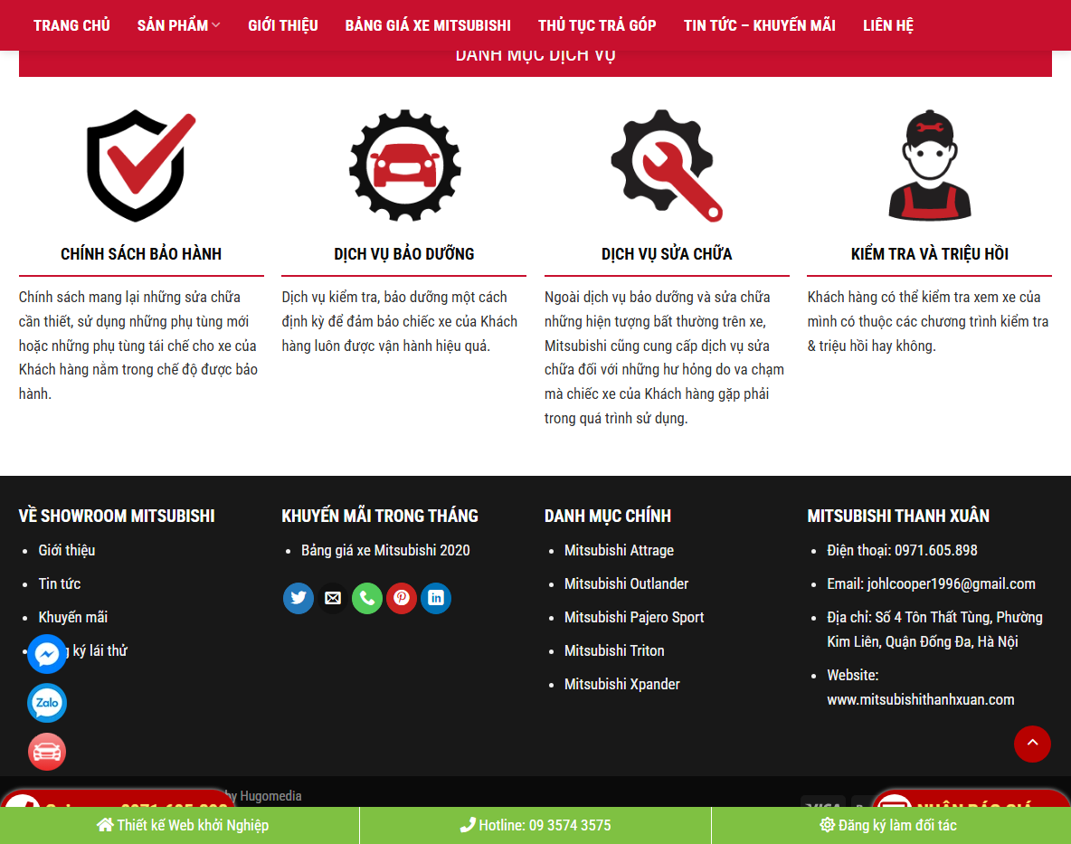 Tính năng quản lý theme wordpress bán xe