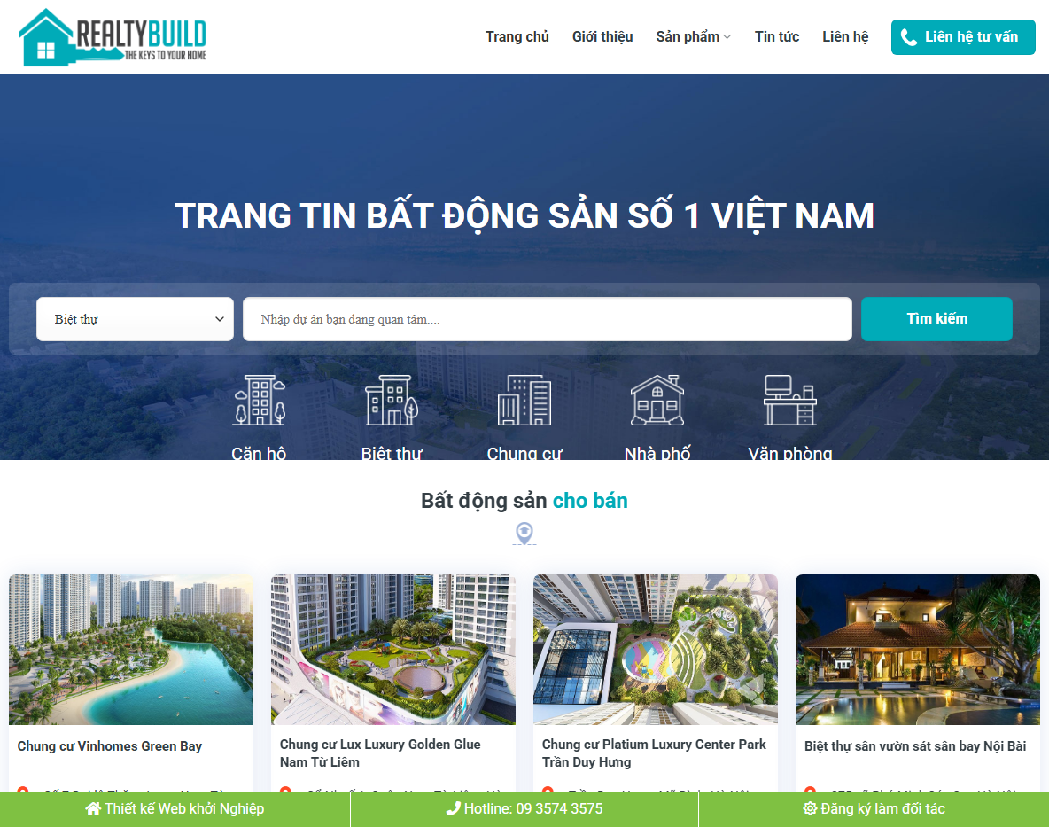 Giao diện Theme WordPress bất động sản 049