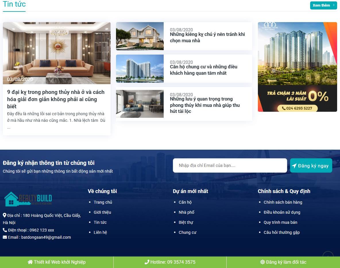 Tính năng Theme WordPress bất động sản 049