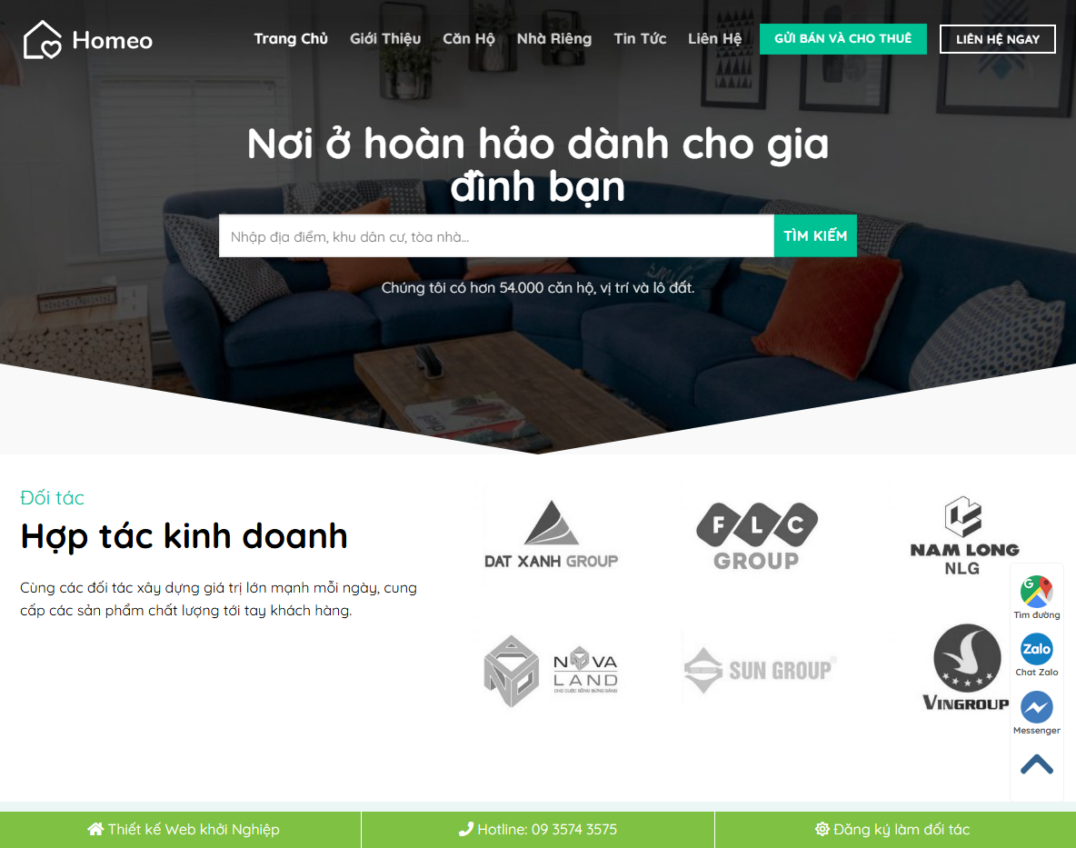 Giao diện Theme WordPress Bất Động Sản 52