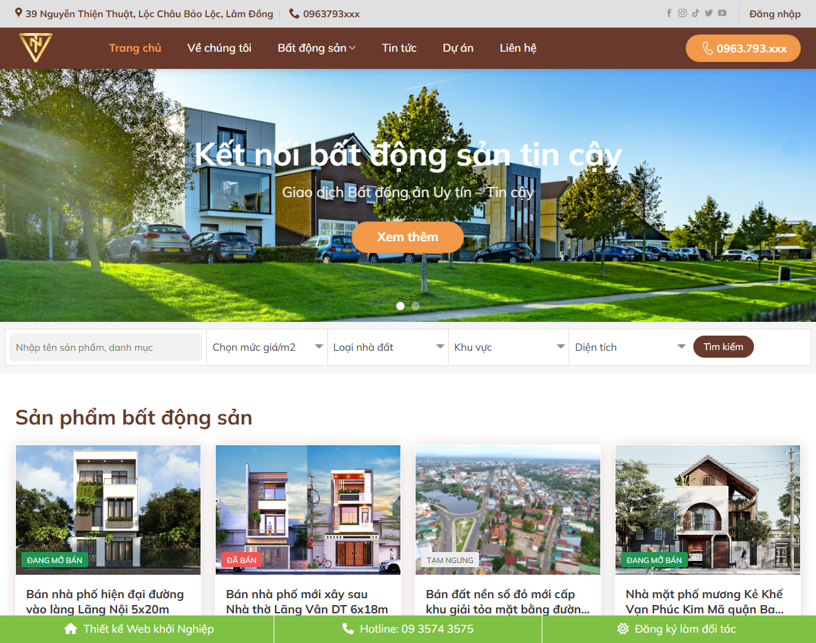 Giao diện Theme WordPress bất động sản 59