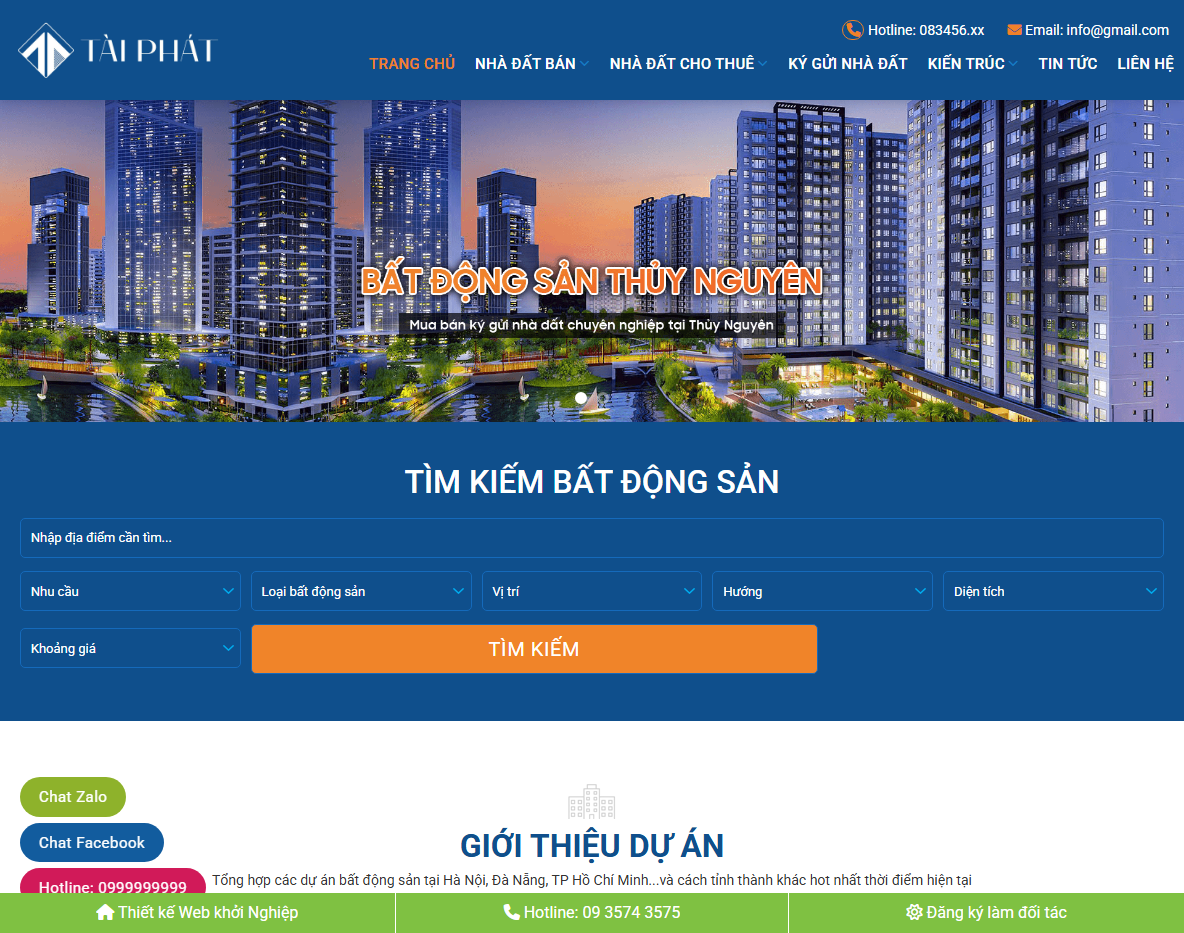 Giao diện Theme WordPress bất động sản 62