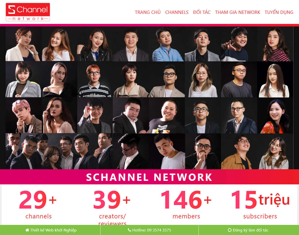 Giao diện Theme WordPress Channel Network