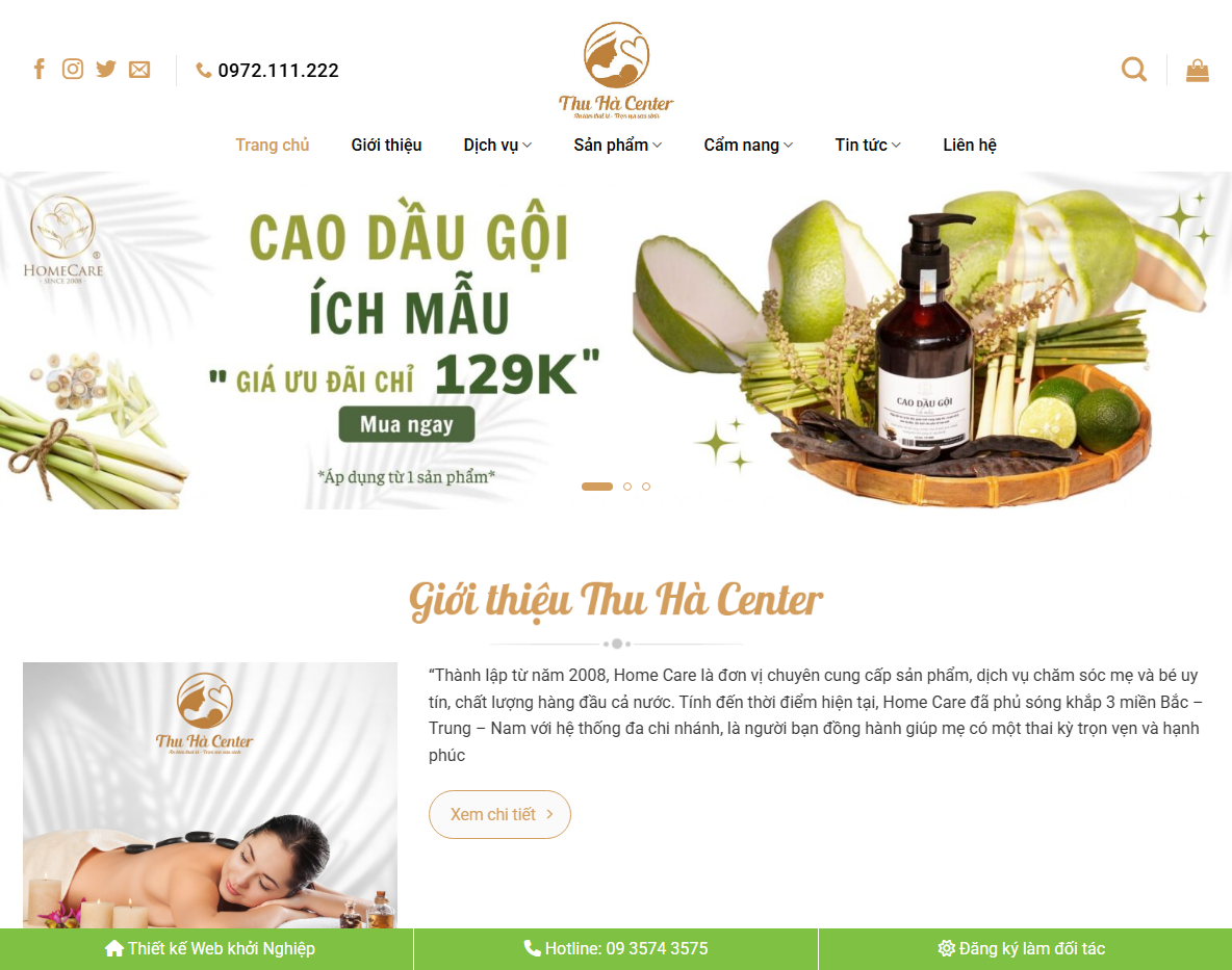 Giao diện Theme WordPress BabyCare