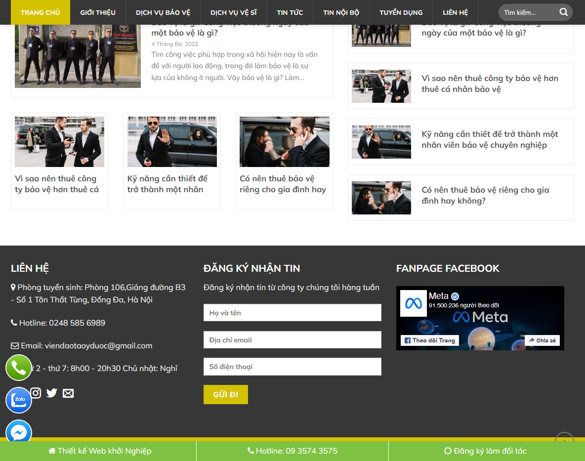 Tính năng Theme WordPress dịch vụ bảo vệ 01