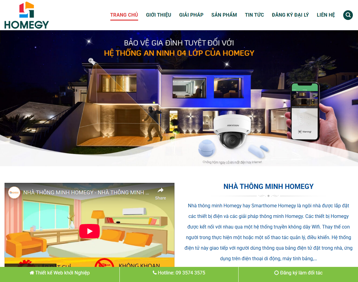 Theme WordPress dịch vụ nhà thông minh smarthome
