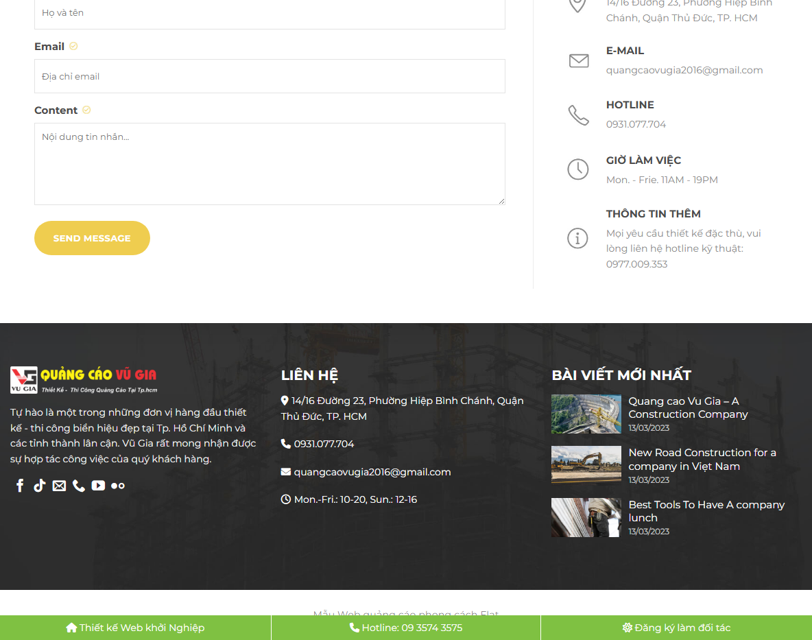 Tính năng Theme WordPress dịch vụ quảng cáo 02