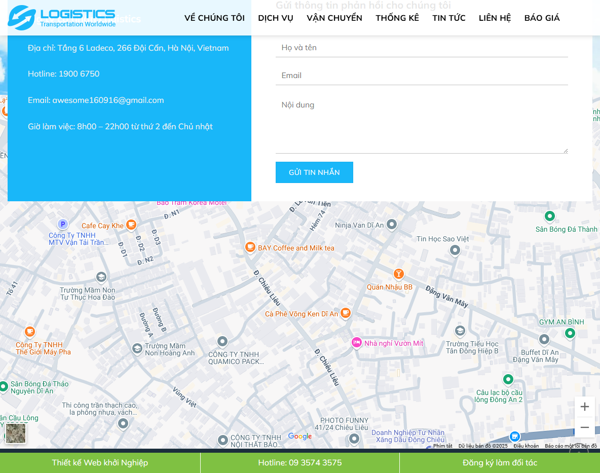 Tính năng Theme WordPress vận chuyển giao hàng