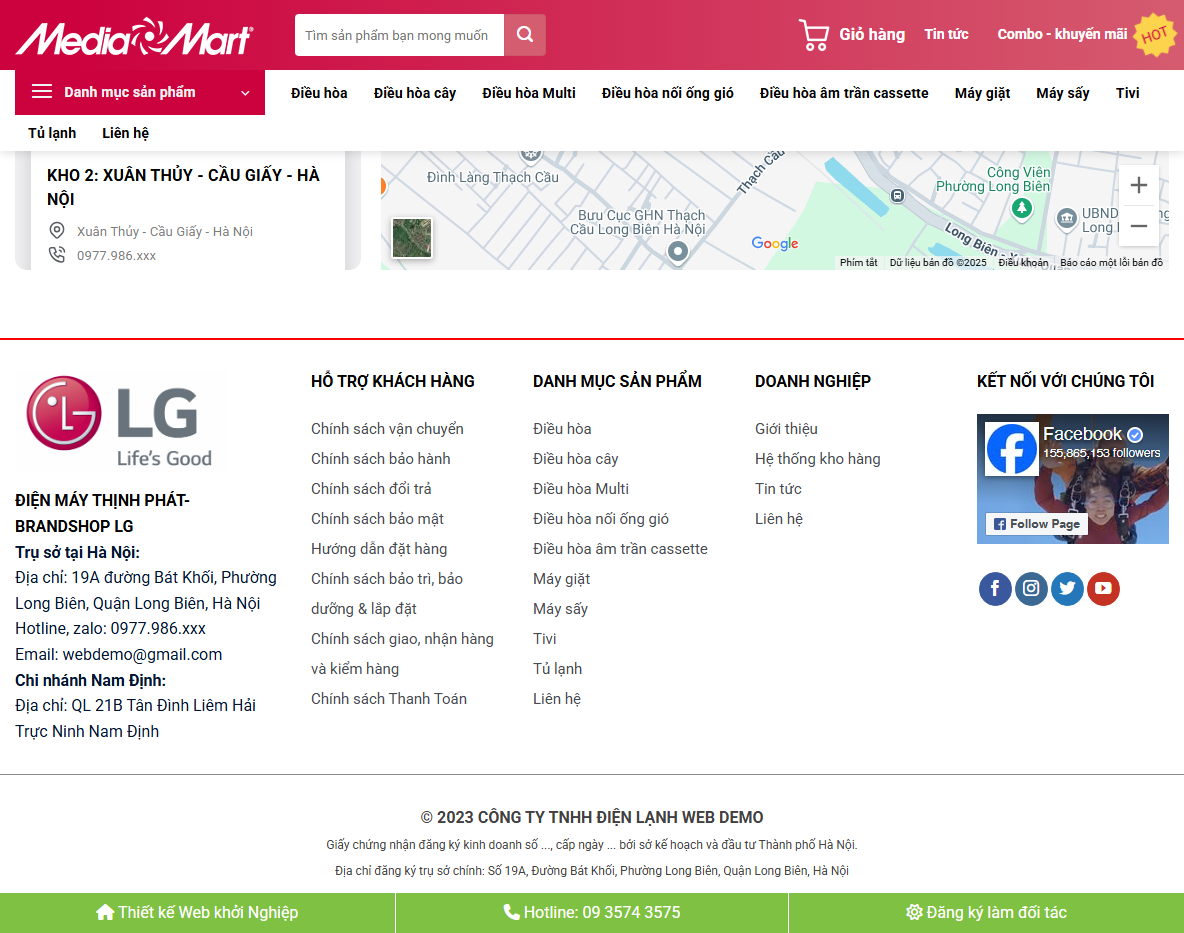 Tính năng Theme WordPress Điện Máy 02