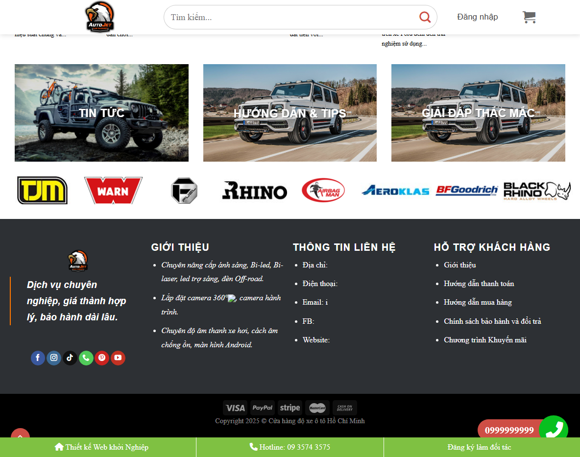 Giao diện responsive của Theme WordPress đồ chơi xe 03