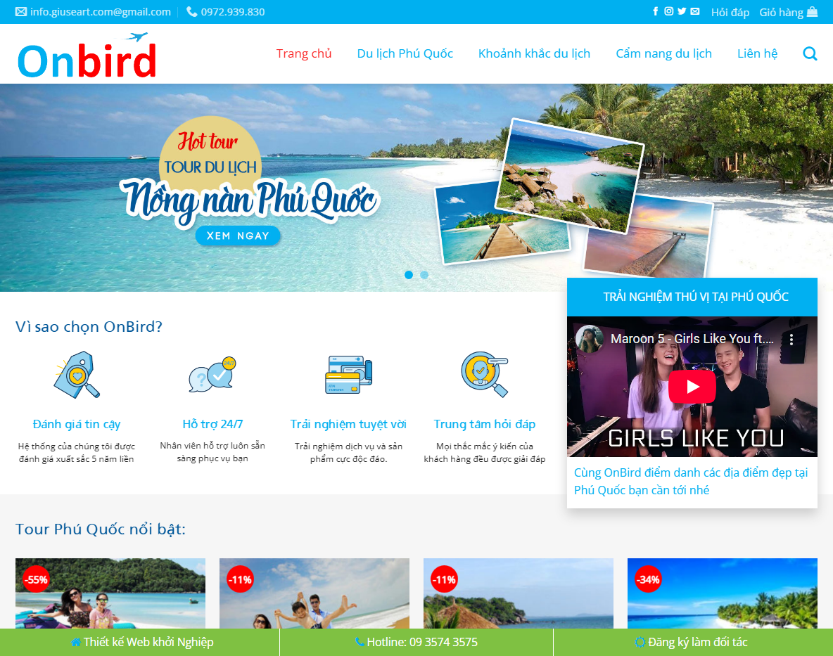 Giao diện Theme WordPress du lịch 015