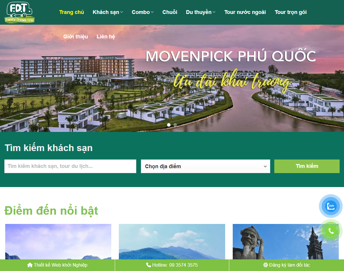 Giao diện Theme WordPress du lịch 16
