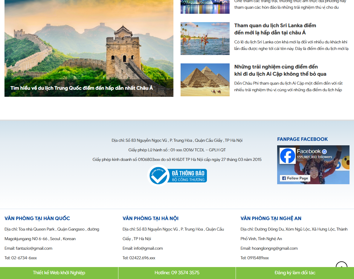 Giao diện trang chi tiết tour Theme WordPress du lịch 22