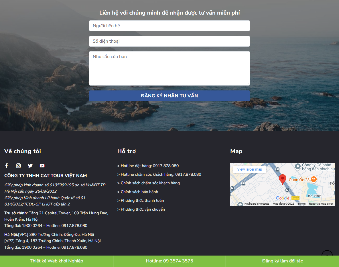 Giao diện trang chi tiết tour Theme WordPress du lịch 23