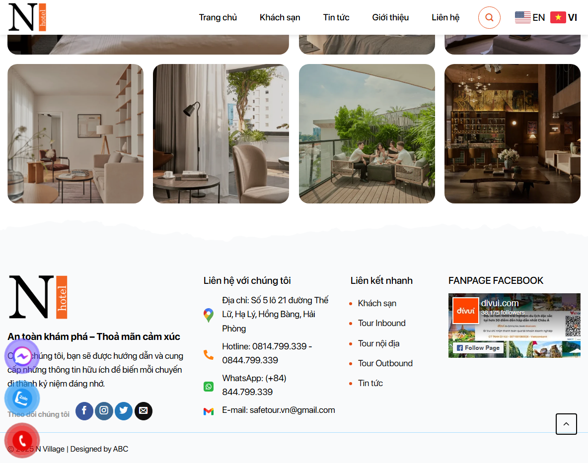 Tính năng đặt phòng Theme wordpress du lịch 28
