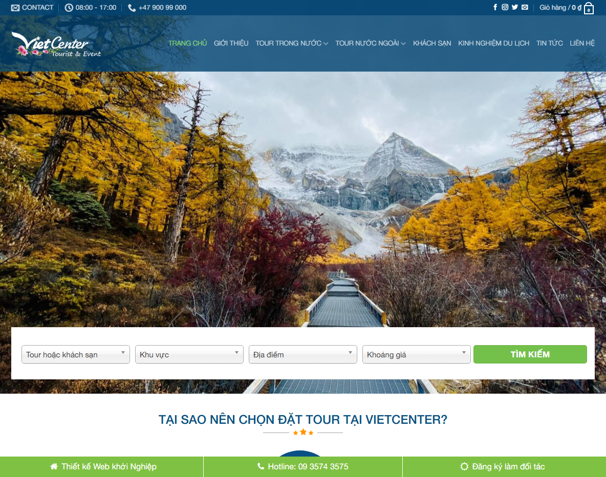 Giao diện Theme WordPress du lịch cao cấp 06