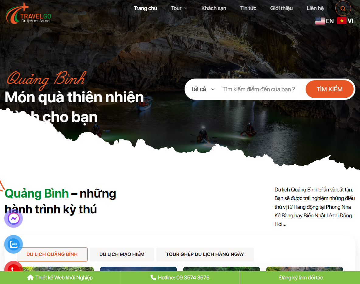 Giao diện Theme WordPress du lịch cao cấp 27