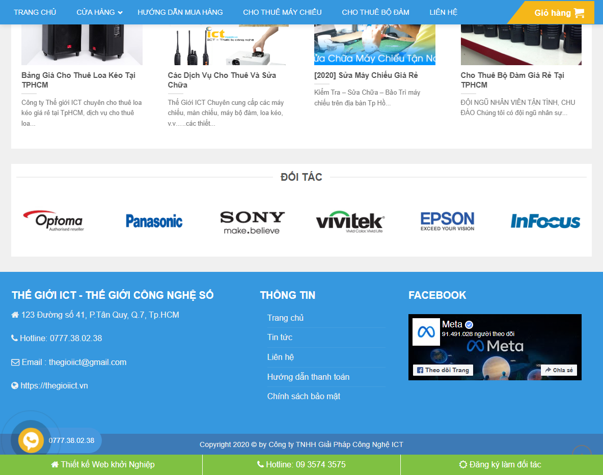 Tính năng Theme WordPress Flatsome bán camera 02