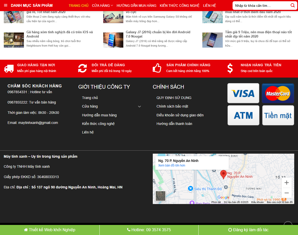 Theme WordPress Flatsome bán máy tính 01 - Trang sản phẩm