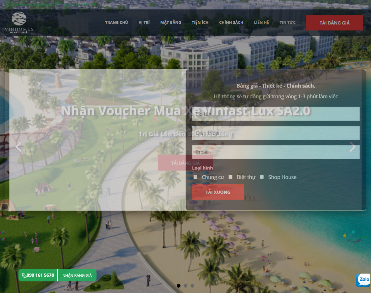 Theme WordPress Flatsome bất động sản 40 - Trang chủ