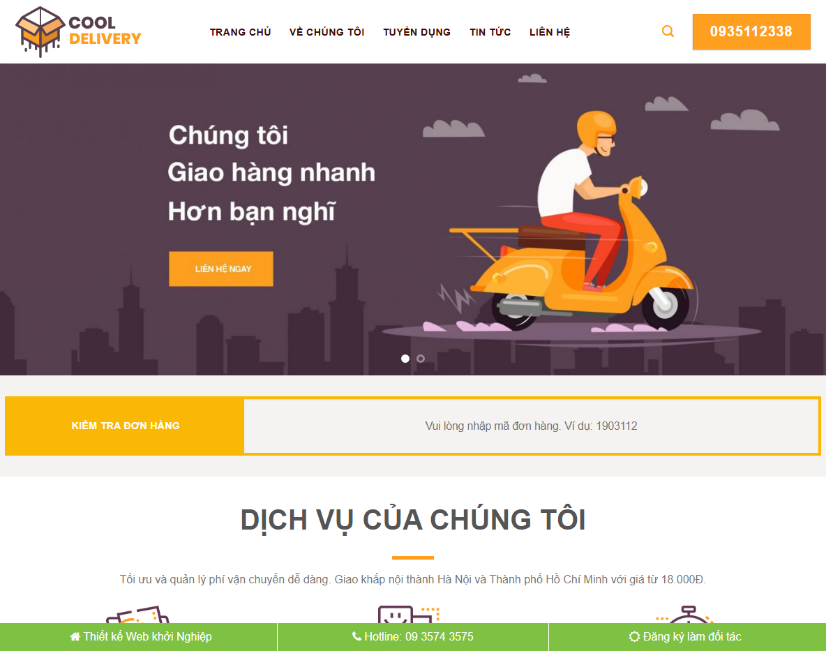 Giao diện Theme WordPress Flatsome Logistics