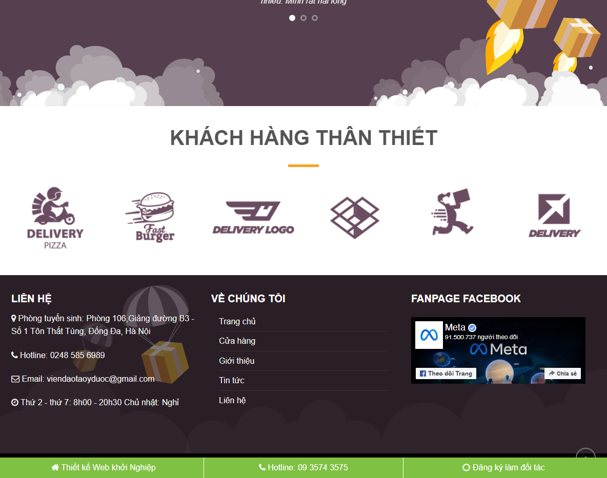 Tính năng Theme WordPress Flatsome Logistics