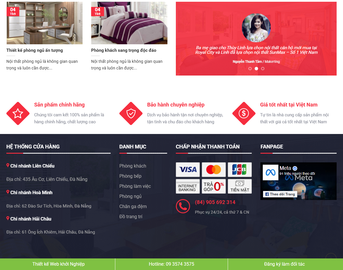 Theme WordPress Flatsome Nội Thất 12 - Trang sản phẩm