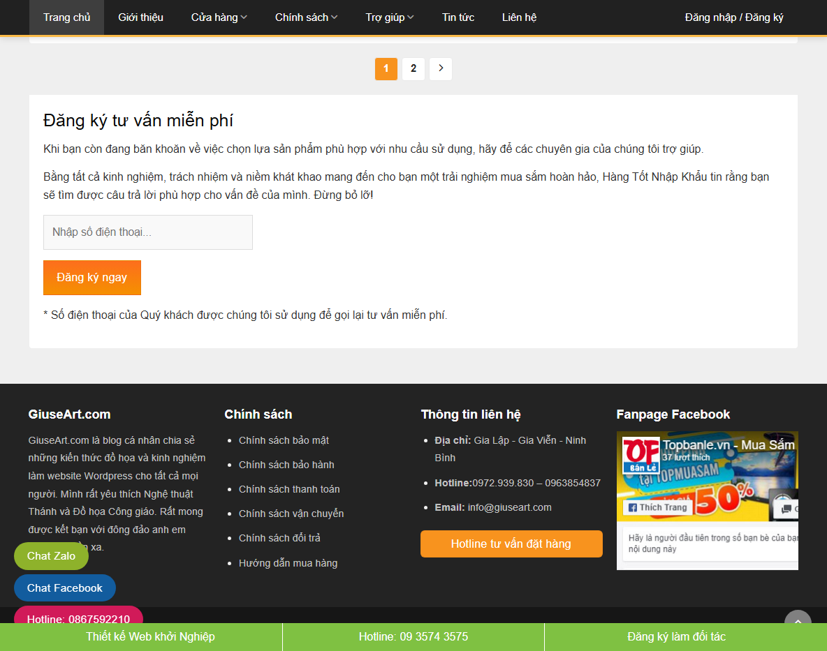 Giao diện quản trị Theme WordPress Flatsome Shop 03