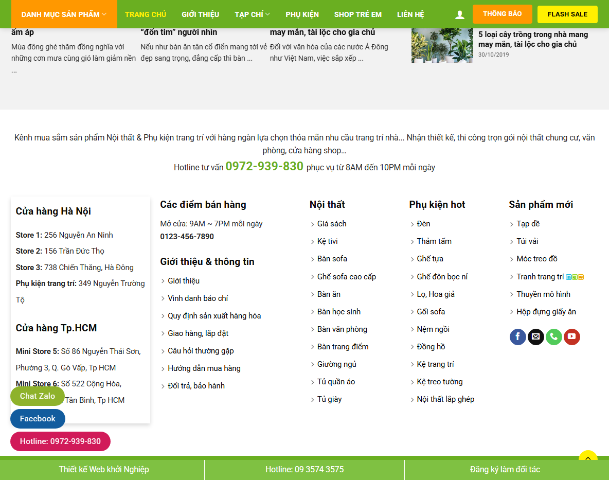 Theme WordPress Flatsome trang trí 01 - Trang sản phẩm