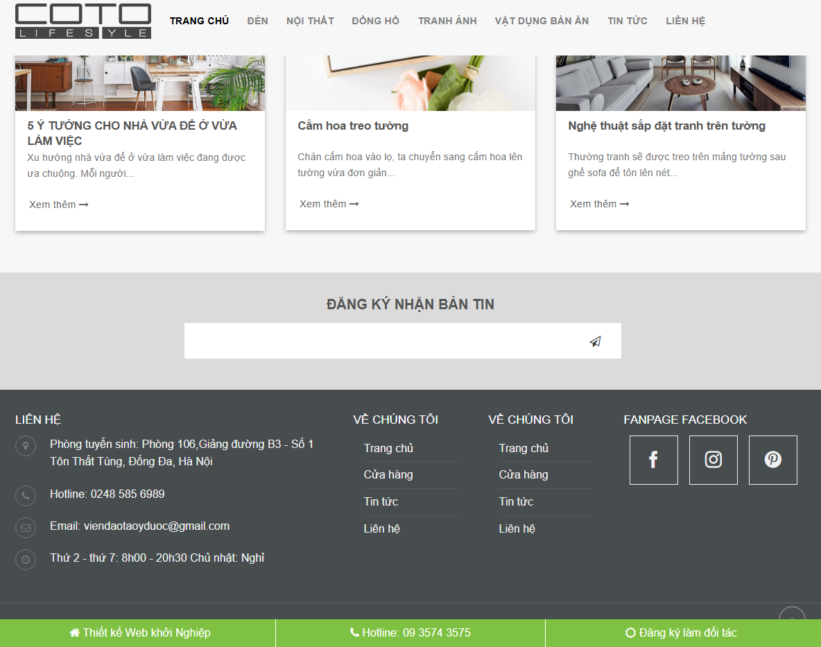 Tính năng Theme WordPress Flatsome trang trí