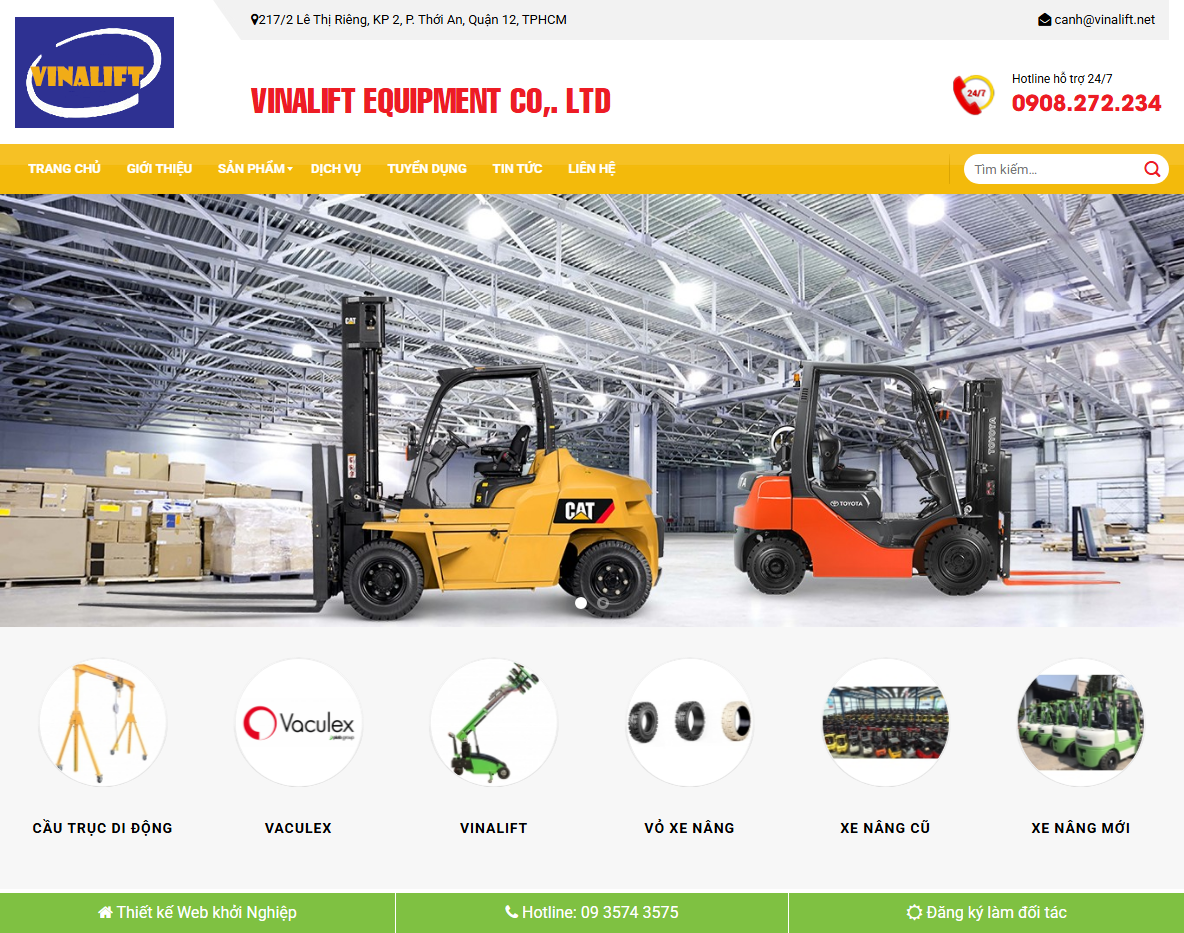 Theme WordPress Flatsome xây dựng 01 - Giao diện trang chủ