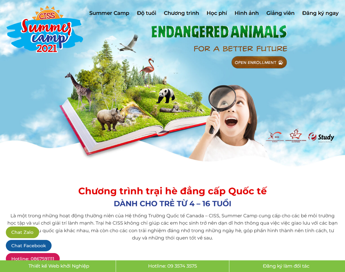 Giao diện Theme WordPress giáo dục 010